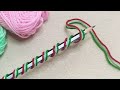 Amazing 2 Beautiful Woolen Yarn Flower making ideas with Pencil | Easy Sewing Hack