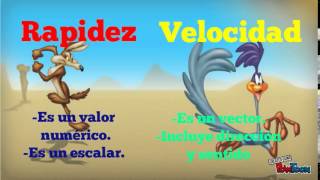 Rapidez y Velocidad