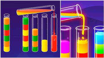 Water Sort Puzzle Gameplay 23, Android Games ios Walkthrough Simulator Think Brain