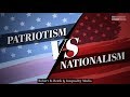 Patriotism v nationalism  robert reich