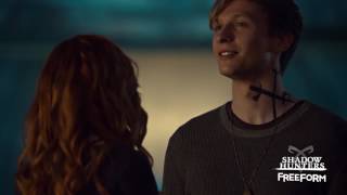 Shadowhunters 2x12 Clip #1   Sebastian asks Clary out