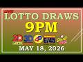 LOTTO RESULT 9PM DRAW ,  MAY 18, 2026@LottoResultTV15K