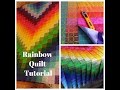 Jelly Roll Rainbow Quilt Tutorial (Inspired by Man Sewing)