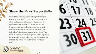 4 Reasons to Publish an Obituary | Funeral Planning & Services - San Diego Memorial Chapel