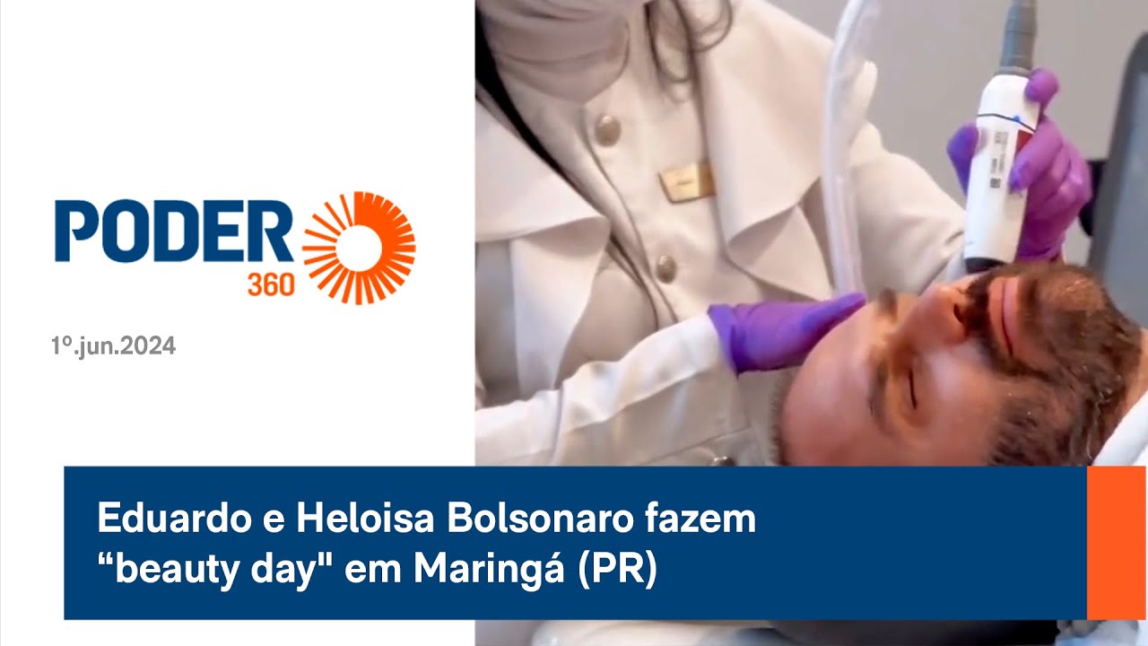 Eduardo e Heloisa Bolsonaro fazem “beauty day em Maringá PR