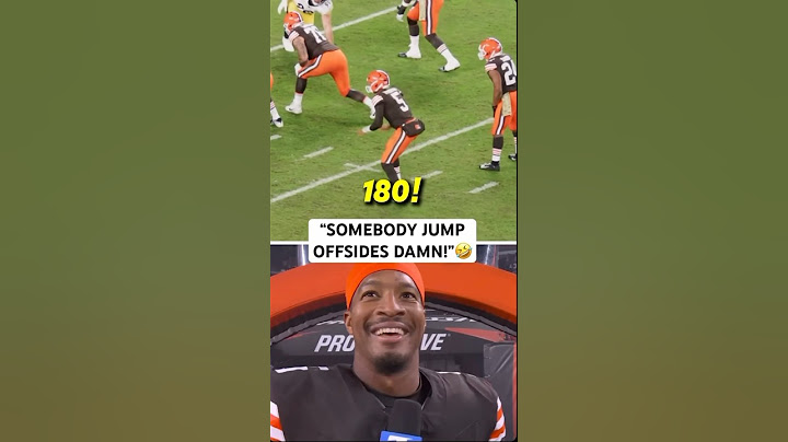 “Somebody Jump Offsides Damn”