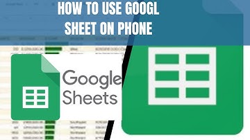 How to use google Sheet on Phone | google sheets tutorial | TechVideos