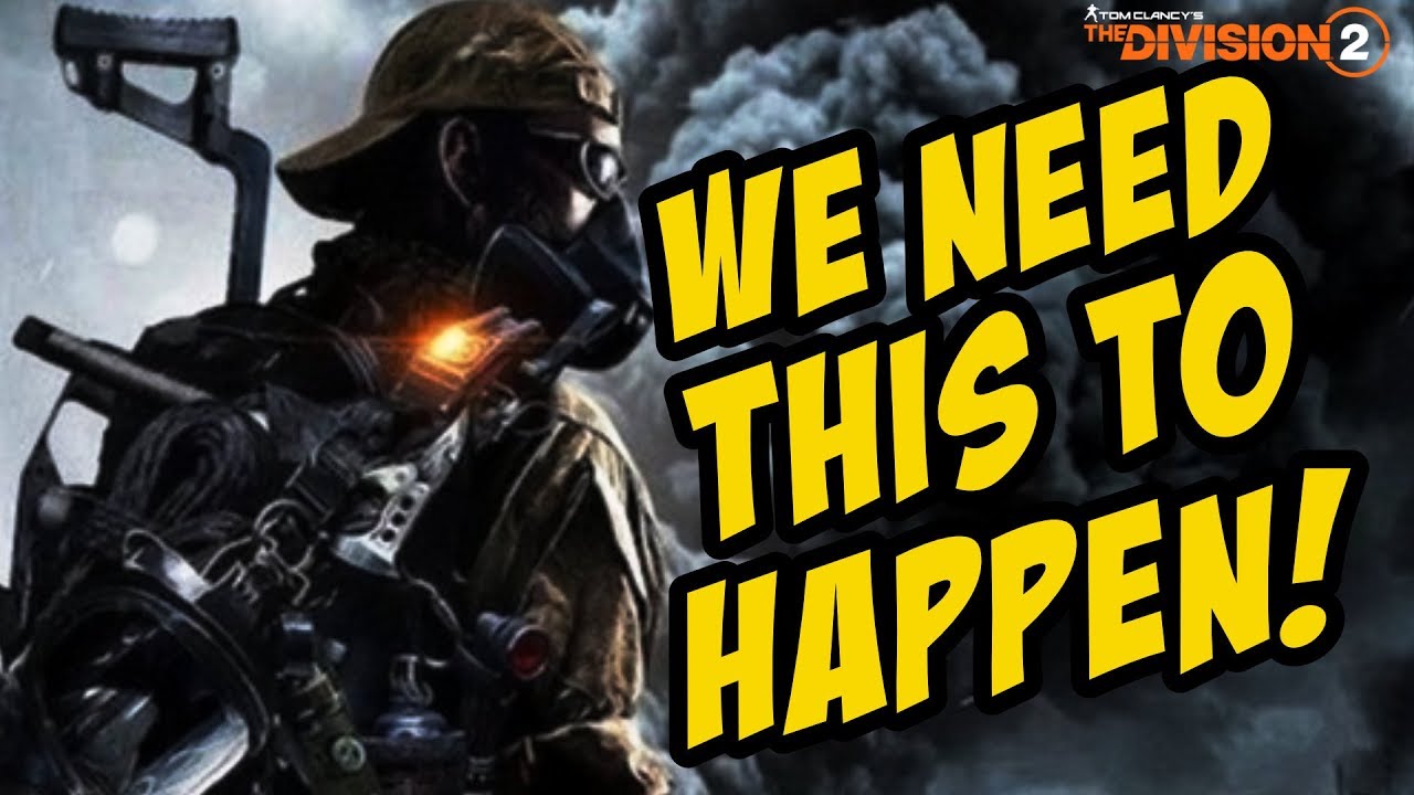 The Division 2 Single Player Idea Needs To Happen!!!