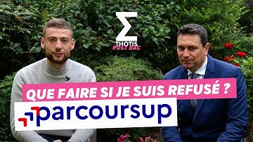 Que faire si je suis refusé sur Parcoursup ?