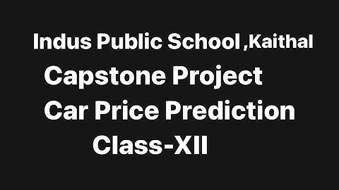Capstone Project XII Humanities (car price prediction)