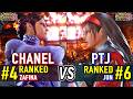 T8 🔥 CHANEL (#4 Ranked Zafina) vs PTJ (#6 Ranked Jun) 🔥 Tekken 8 High Level Gameplay