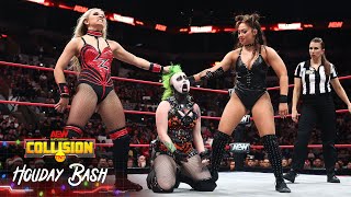 The odd pairing of TBS Champ, Hart, & Blue take on returning Rosa & Abadon!| 12/23/23 AEW Collision