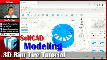 SelfCAD 3D Rim Tire Tutorial For Beginner