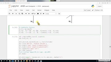 Python Machine Learning 07. Algorithms for Classification-5: 資料標準化與隨機梯度下降 (recorded on 20190830)