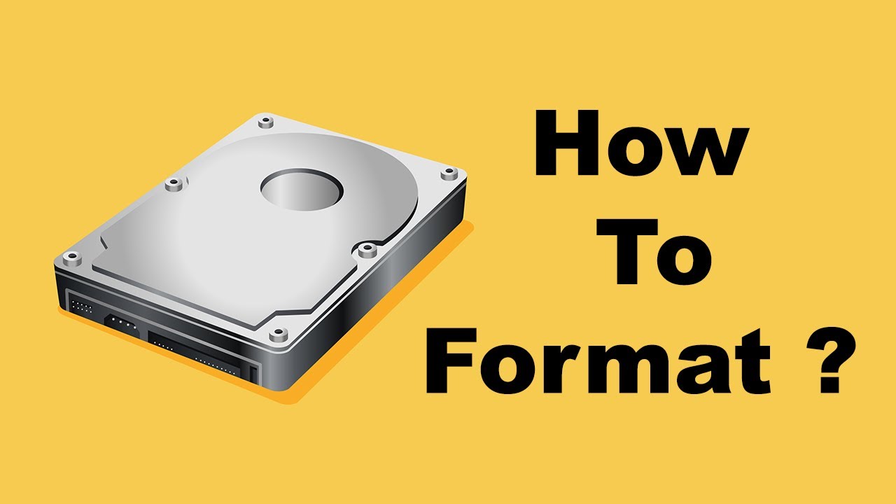 How to format hard disk completely step step in telugu youtube