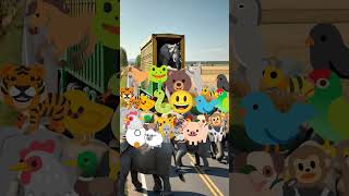 Pig Cat Hapoy Emoji Parrot Bird Cat Dog Mouse Horse Frog Bee Elephant Hyena Pig Cow Monkey Donkey