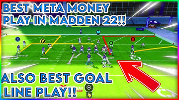 *NEW META* BEST MONEY PLAY IN MADDEN 22!! MADDEN 23 OFFENSIVE TIPS FROM BETA!! GREAT GOAL LINE PLAY!