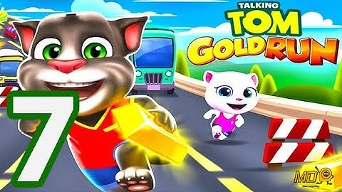 Talking Tom Gold Ru‪n‬ - Gameplay Walkthrough Part 7 - iOS, Android
