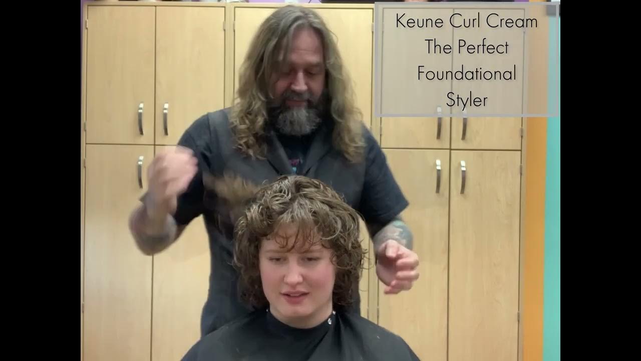 Keune Style Curl Cream and Ultra Gel - YouTube