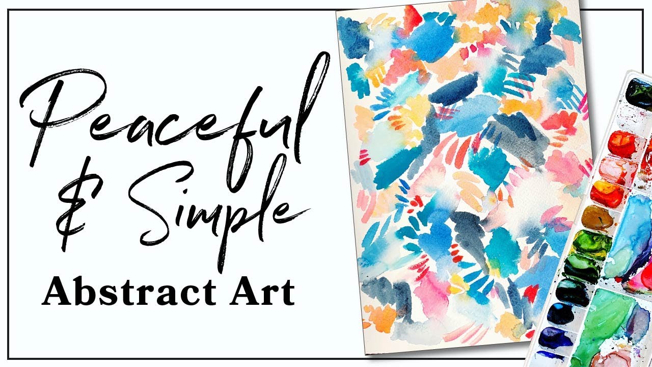 Abstract Watercolor - Easy Watercolor Abstract Painting Techniques