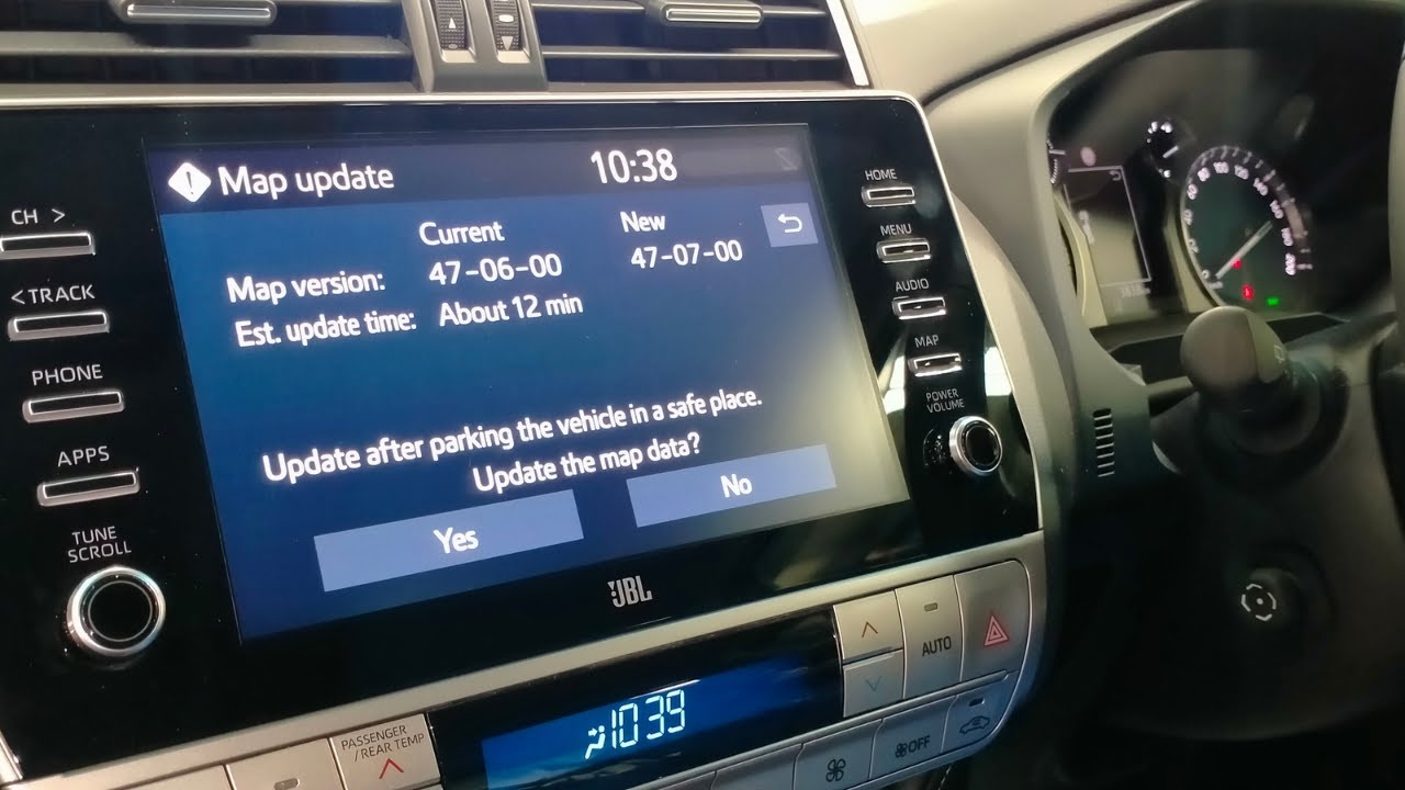 Toyota Satellite Navigation 17CY & 19CY Map Update - YouTube