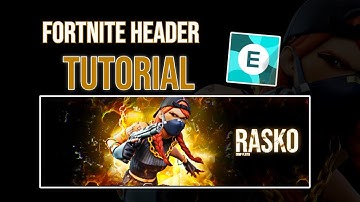 How To Make A FREE Fortnite Header without Photoshop in Pixlr (Tutorial + Template!)