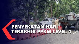 Hari Terakhir PPKM Level 4, Ini Pantauan Penyekatan di Kawasan Lenteng Agung, Jakarta