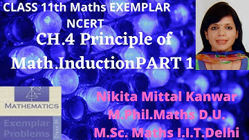 Class 11th Maths NCERT | Exemplar | Chapter 4 Principle of mathematical induction | Part1(Q1to 7)