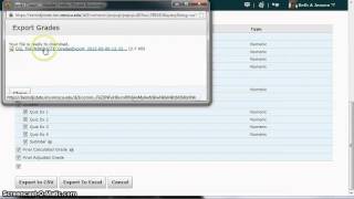 D2L Export Gradebook