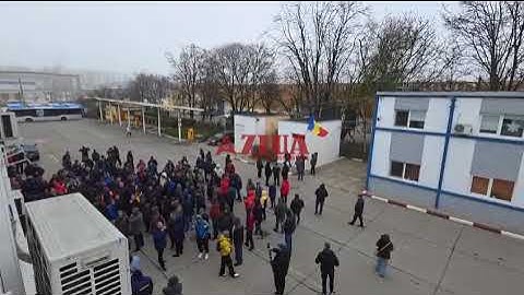 Protest spontan la CT BUS Constanța