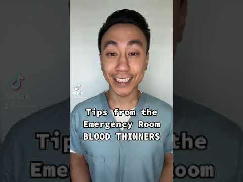 Tips from the ER: Blood Thinners #shorts MuFKR.com