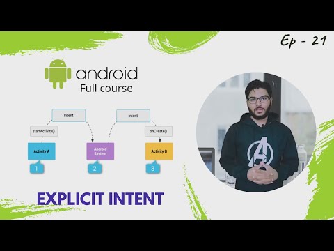 Explicit Intent with Example | Android Development tutorial in Hindi #21