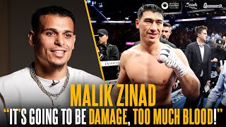 "It's going to be damage, too much blood!" 🩸 Malik Zinad vows to shock Dmitry Bivol with huge win 👑