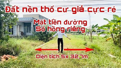 Đất Mặt Tiền Đinh Đức Thiện ngay chợ Cầu Tràm cách Bình Chánh 3km| Thích hợp kinh doanh, mở cửa hàng