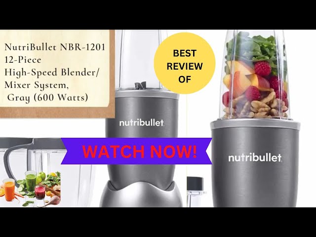  NutriBullet NBR-1201 12-Piece High-Speed Blender/Mixer