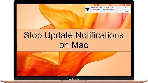 How to Stop System Update Notifications on Mac