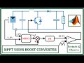 Demonstration of Maximum Power Point Tracking (MPPT) Using boost Converter in MATLAB - Method 1