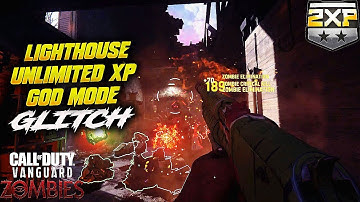 COD VANGUARD ZOMBIES "LIGHTHOUSE" GOD MODE UNLIMITED XP GLITCH!AFTER PATCH 1.07!