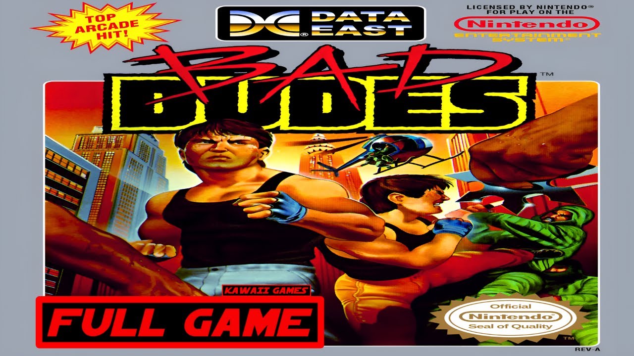 Bad Dudes [NES] Gameplay Walkthrough FULL GAME [4K60ᶠᵖˢ🔴] - YouTube