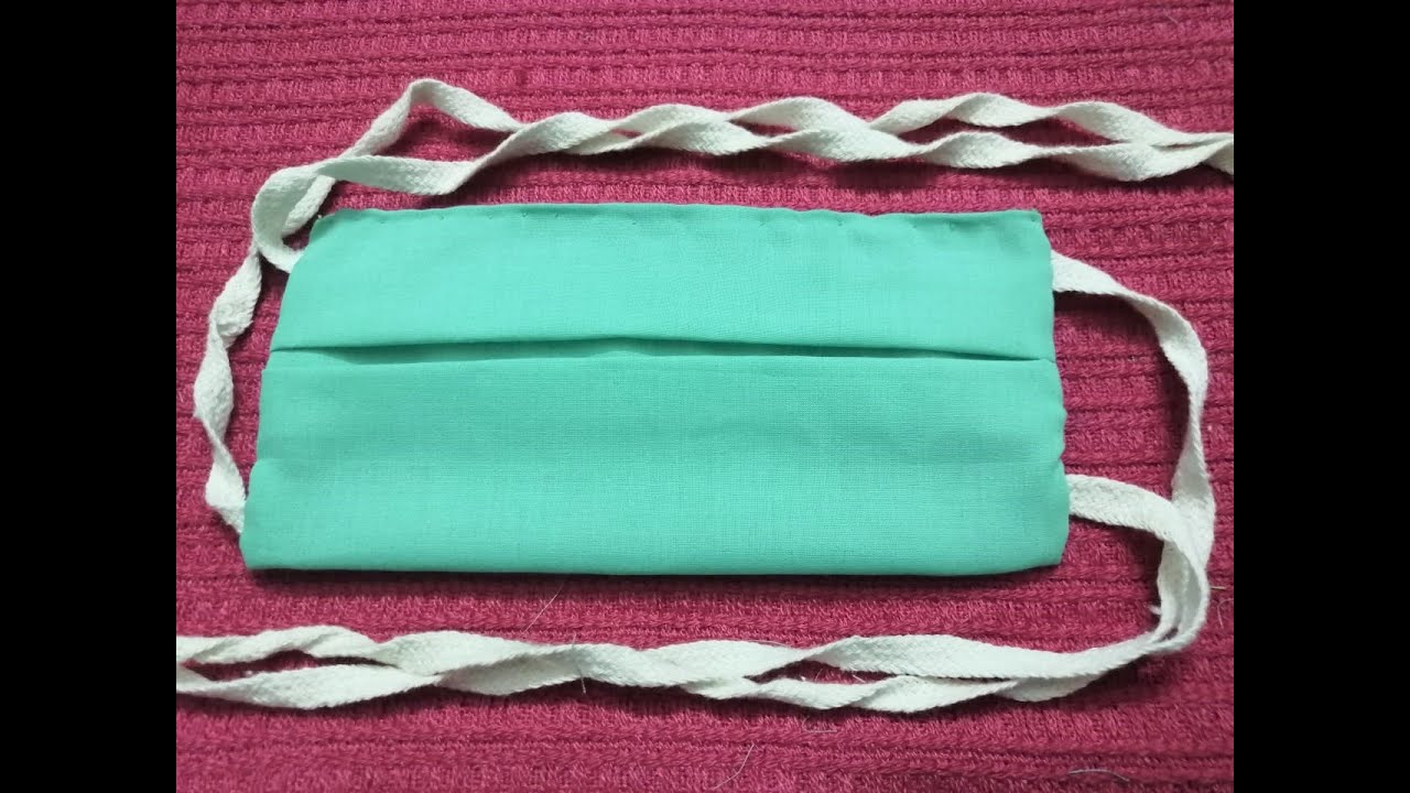 Face mask without elastic and sewing machine [DIY mask at home] - YouTube