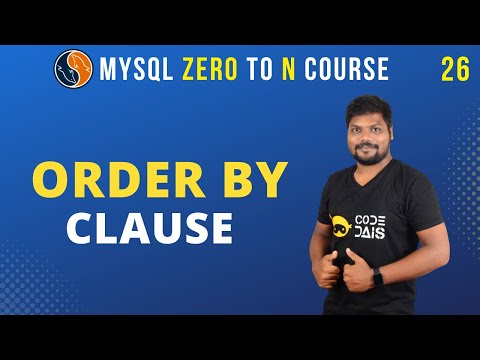 🙋‍♂️ ORDER BY Clause in MySQL | MySQL By Surendra