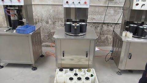Semi auto twist off lug jar vacuum capping machine