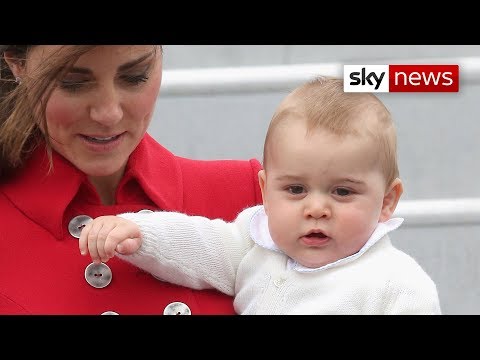 Video: El príncipe George encantó a Nueva Zelanda