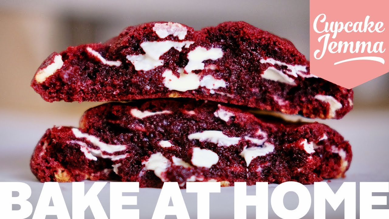 Red Velvet New York Cookie Recipe! | Cupcake Jemma | CupcakeJemma