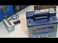 Аккумуляторная батарея VARTA 9 лет, вскрытие.  Промывка содой отрицательных пластин.