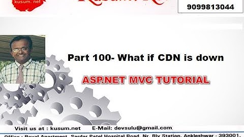 What If CDN is down || ASP.NET MVC, WEB API, BOOTSTRAP,JQUERY