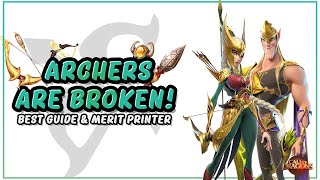 CALL OF DRAGONS COMPLETE ARCHER GUIDE! Best Hero Pairings, Artifacts, Talents and More! ft. Meowers