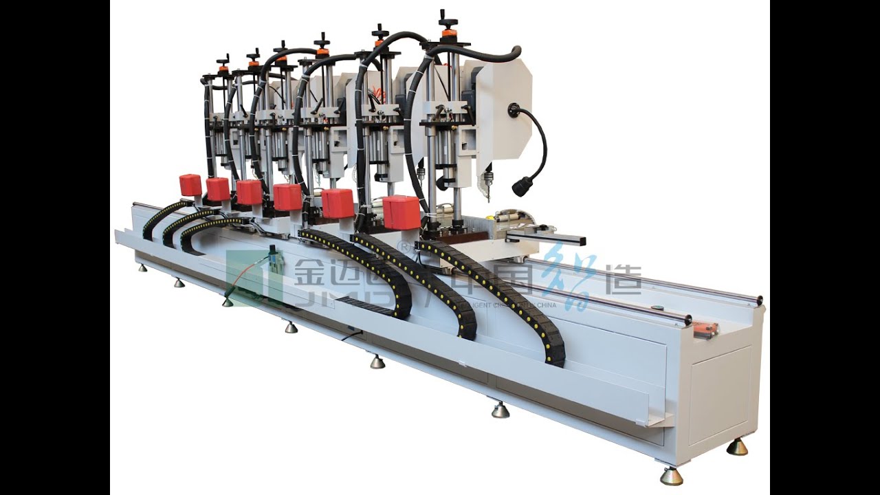 JMD Window Machine- Multi head drilling machine for making aluminium ...