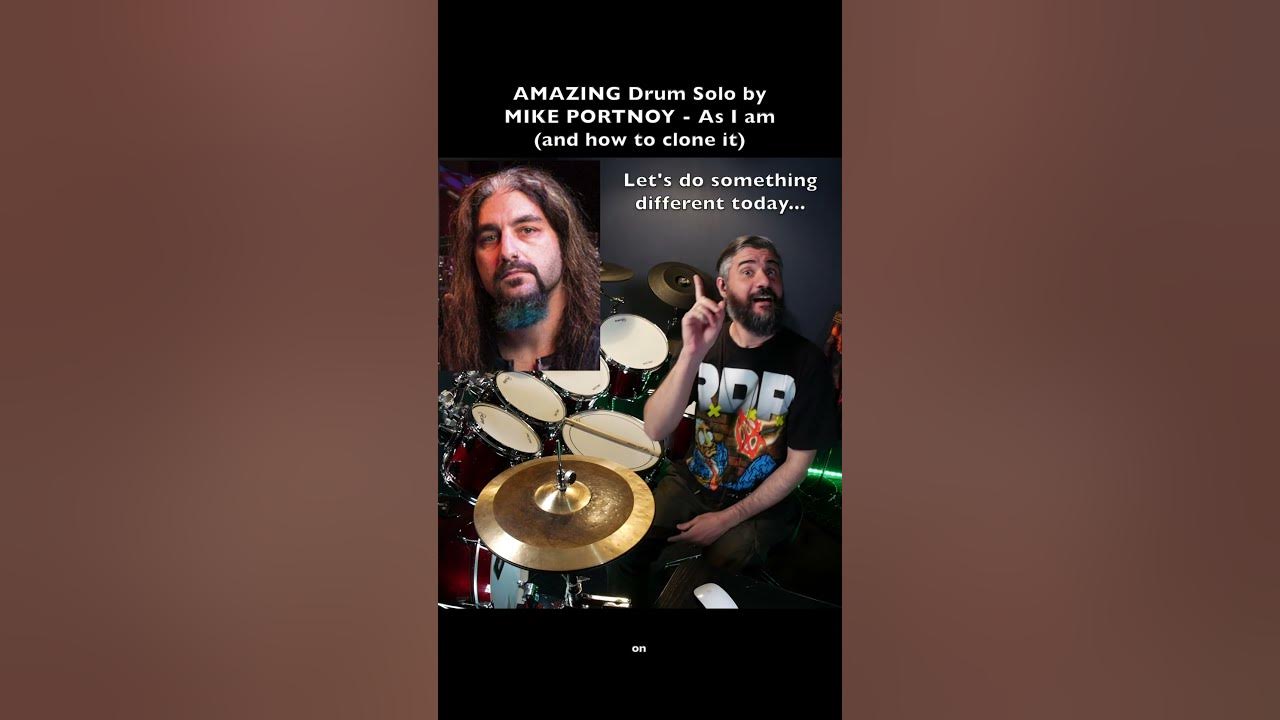 INSANE DRUM SOLO by MIKE PORTNOY - AS I AM - DREAM THEATER