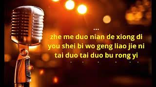 Wo men bu yi yang - karaoke no vokal (cover to lyrics pinyin)